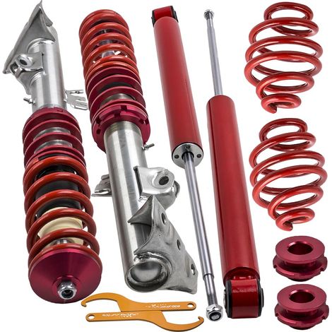 Kit Assetto Regolabile Molle Ammortizzatori Rosso Coilovers per BMW 3 E36 (1/5)