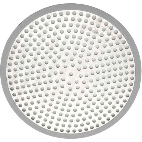 Square Shower Drain Strainer, 12x12cm Floor Drain Filter Cover, Bathroom Hair Catcher Available in White & Black (1/5)