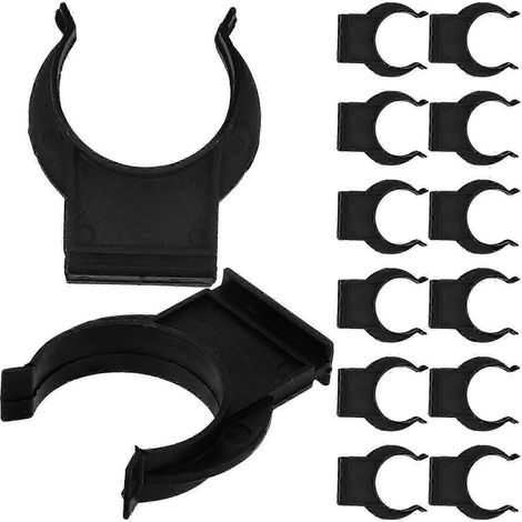 20 clips de fixation en plastique pour pieds de meubles de cuisine, niveleurs, clips pour pieds d'armoires s20241212239 Noir (1/4)