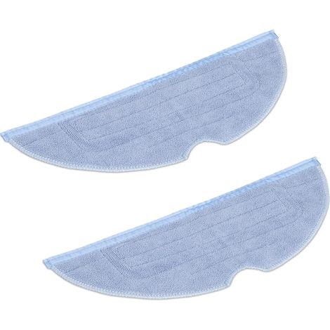 Compatible avec les serpillières Roborock S7/S7+/T7S/S7 Max/T7S Plus/G10 - Lingettes de rechange (2 pièces)