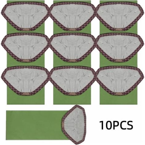 Sacs pour aspirateur - Lot de 10 - Pour aspirateur ProTeam 6 pintes - 107314 - Paquet de rechange - Col triangulaire ouvert (1/5)