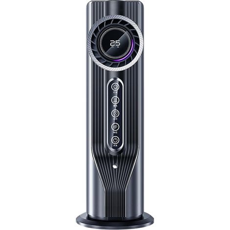 Condizionatore d'aria portatile USB, 6 velocità, timer, funzione di brezza personale regolabile, per camera da letto o ufficio (grigio) (1/5)