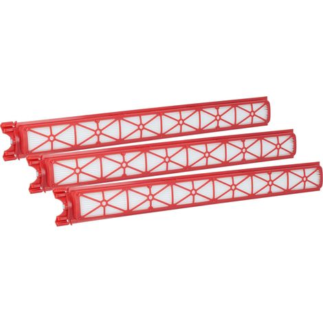 vhbw 3x filtre compatible avec Dyson PencilVac Fluffy SV50 FF pour Fluffycones SV50 FC aspirateur - filtre HEPA rouge (1/5)