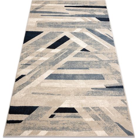Tappeto in lana NAIN Geometrico 7706/51955 beige / blu beige 120x170 cm