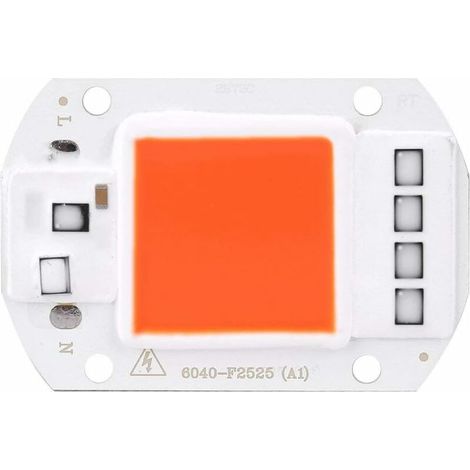 Lampe Led Cob - 50 W - Alimentation 220 V Ac - Pour Éclairage Paysager Intérieur Aquarium - Orange (1/4)