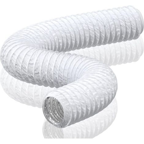Tuyau d'évacuation 150mm en PVC aluminium – Gaine VMC 6m pour extracteur d'air, climatisation, sèche-linge – Étanchéité renforcée (1/5)