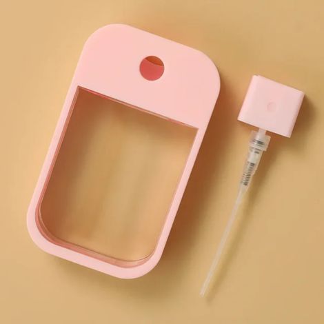 Flacon Pulvérisateur Rechargeable - 45 ml - Pour Désinfectant Mains ou Produits Cosmétiques - Format Carte Compact - 6 Couleurs Disponibles (1/5)
