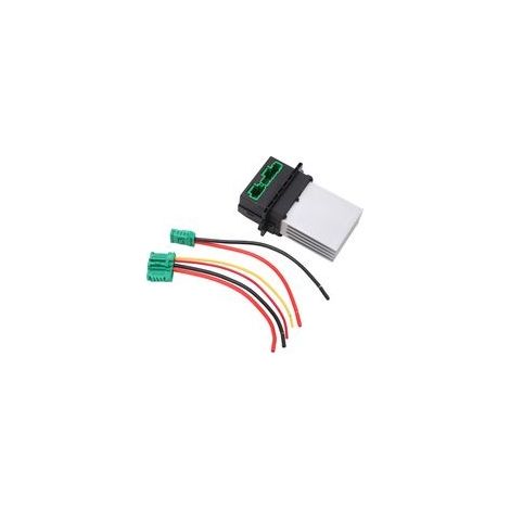 Résistance de ventilateur de chauffage + Connecteur 6441L2 7701207718 7701048390 pour P-eugeot 1007 107 207 607 C-itroën C2 C3 C5 R-enault
