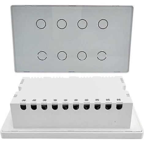 86 boîtier de commutateur tactile boîtier de commutateur de commande de lumière domestique boîtier de commutateur de commande de lumière domestique W (1/5)