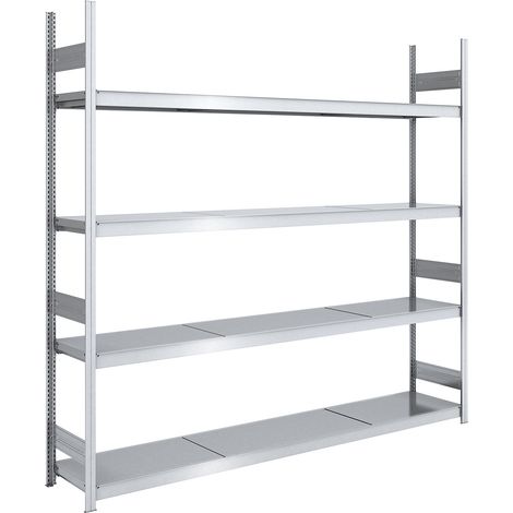 hofe, Rayonnage emboîtable extra-large avec tablettes en acier, (1/2)