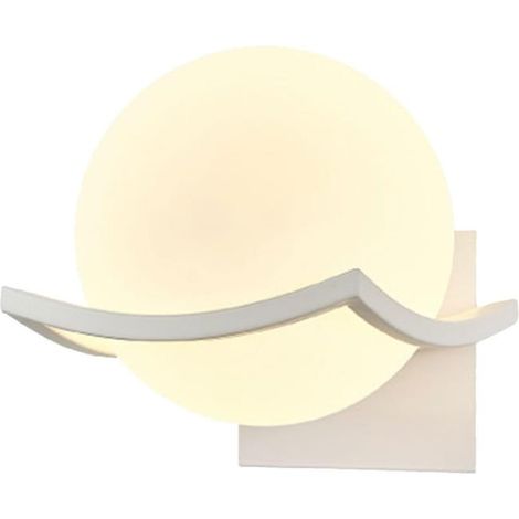 Applique murale Lampe murale d'intérieur Lampe murale de chambre Lampe murale dorée (sans ampoule) Blanc, couvercle crème