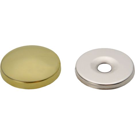 Borchia Coprivite Conica Ottone Lucido 200 Pezzi 12 mm
