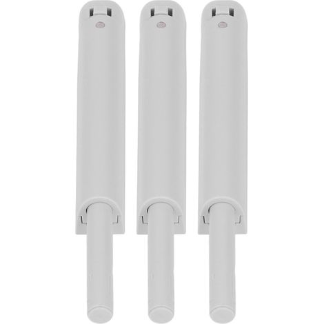 3er-Pack Druckriegel, weit verbreitet, oxidationsbeständig, Türriegeldämpfer für Schranktüren, Grau (1/5)