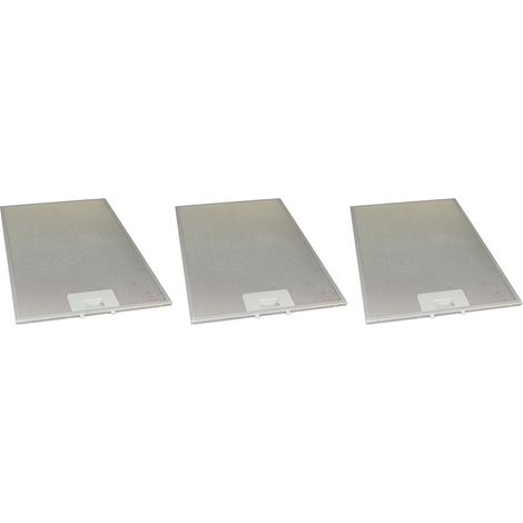 3 x Universal Cooker Hood Metal Grease Filter 265mm x 359mm (1/2)