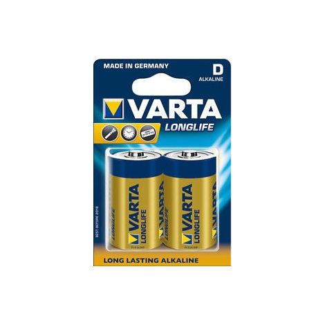 PILE VARTA LONGLIFE BL.2 PZ.  D    -4120
