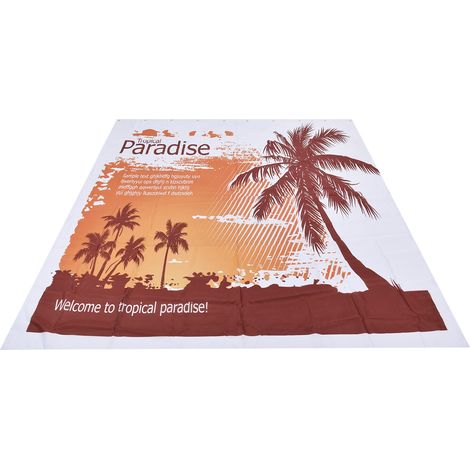 Rideau de douche imperméable décoratif original tendance pour salle de bain et baignoire 180x180cm (1/5)