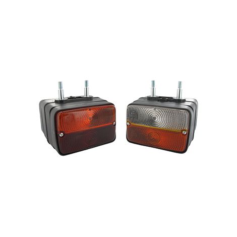 Anpassbarer vorderer/hinterer Seitenblinker - L: 120 mm, H: 80 mm