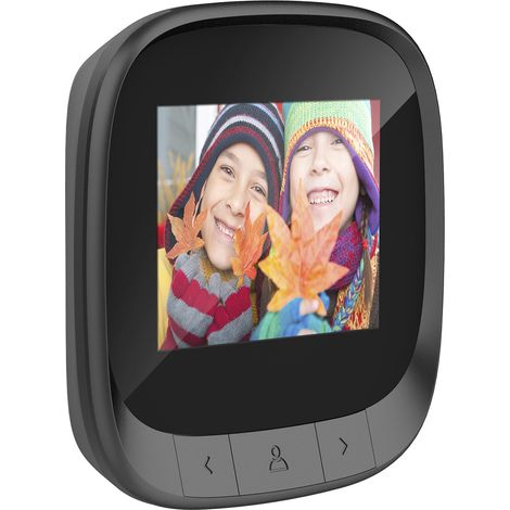 Caméra de sécurité DD3S pour judas vidéo, vision 360p, angle de vision de 90°, écran LCD 2,4 pouces, compatible avec les systèmes d'alarme domotiques. (1/3)