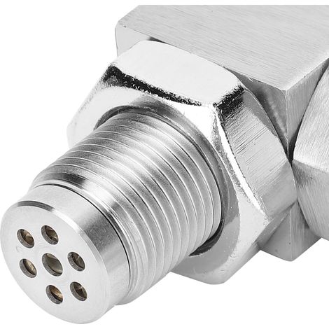 Adaptateur de Sonde O2 90° en Acier Inoxydable pour Éliminer le Voyant Moteur (1/5)
