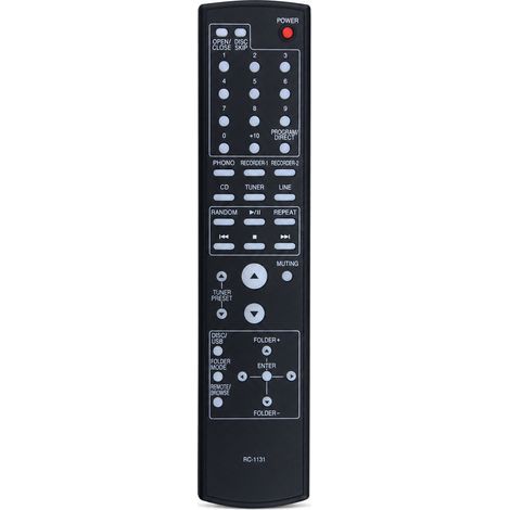 Telecomando di ricambio compatibile con amplificatore e lettore CD Denon RC-1131 (1/5)