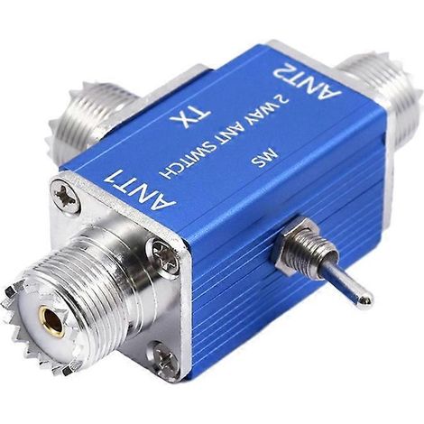 2-Wege-CB/HAM-Antennen-Koaxialschalter, 100 W, 1–30 MHz, SL-16-Anschluss (1/5)