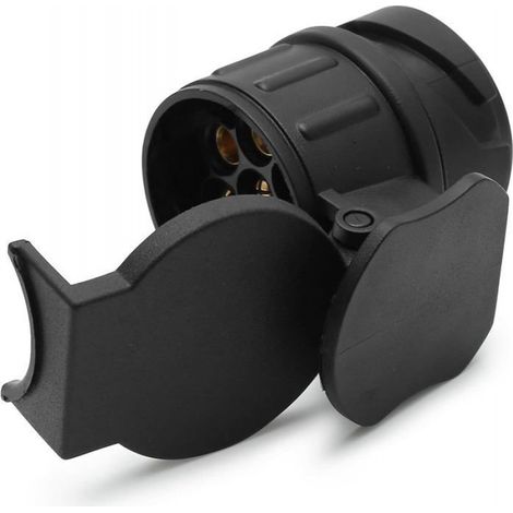 Adaptateur Prise Remorque - 13 Vers 7 Broches - Pour Voiture Remorque Caravane Tracteur - 1 Pièce (1/4)