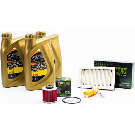 Kit Révision Filtres Bougies pour YAMAHA XT 600 E de 1991 à 1995 - ENI I-RIDE MOTO 10w40 3L