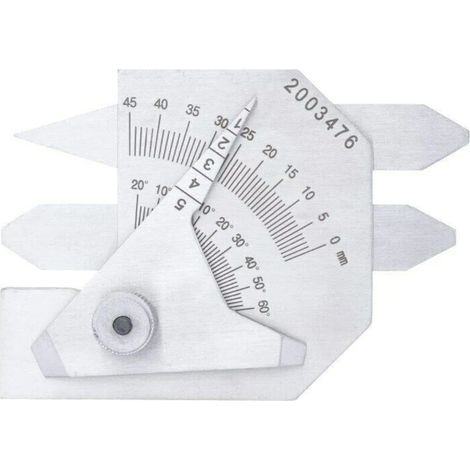Calibro di saldatura Righello di ispezione della saldatura Strumento di misurazione dell'angolo della scala Sensore del tubo Calibro 1 pz (1/5)