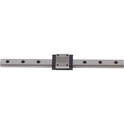 Rail de guidage en acier linéaire, roulement à billes, bloc coulissant, outils de mouvement 12 mm pour machine CNC MGN1 (1/5)