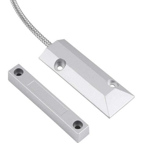 Contatti magnetici per porte/finestre, contatto magnetico per porte/finestre, sensore cablato, interruttore di rilevamento per casa/garage (1/4)