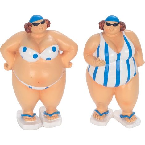 Badefigur aus Kunstharz, nautische Dekoration, maritimer Stil, originelles Geschenk, Sammlungszubehör