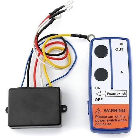 Treuil électrique numérique sans fil avec télécommande pour SUV, 24 V/12 V (1/5)