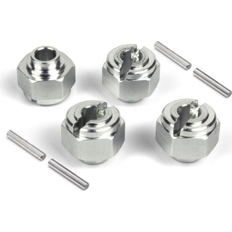 Machined Hex Wheel Hub 12mm 4pcs