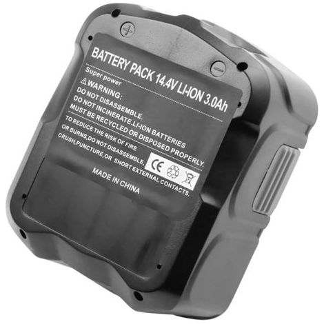 Batterie Li-ion 14.4V - AVIZAR - BCL1430 - 3000mAh - Compatible Outils Électriques - Noir (1/3)