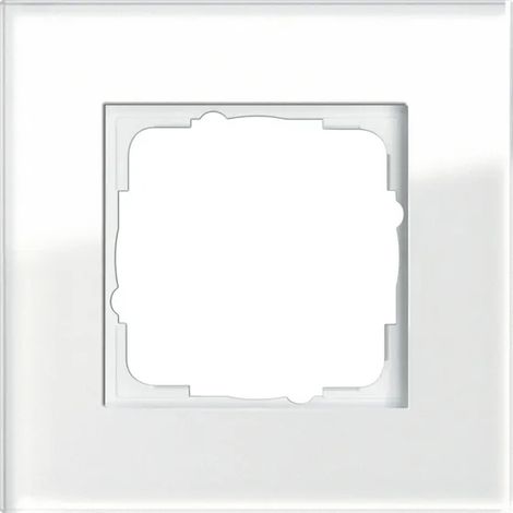 Gira Marco embellecedor 1x Gira Esprit G Blanco [021112], 0211 12