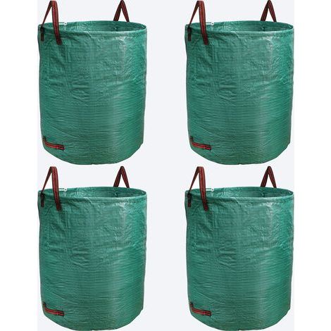 4PCS 500L Garden Bags Reusable Containers Garden Waste Garbage Bags (1/5)