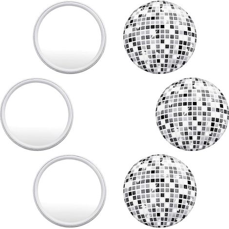 6 Mini-Diskokugeln, Kompaktspiegel, rund, Vintage-Mini-Spiegel, Gastgeschenke für Disco-Partys, Taschenspiegel für Frauen, Reise- und Geburtstagsartikel (1/4)