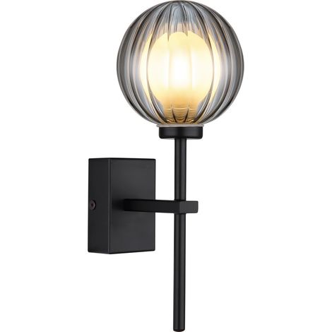 Globo - aplique de pared - ANDER - negro - vidrio - G9 - 41928W (1/5)