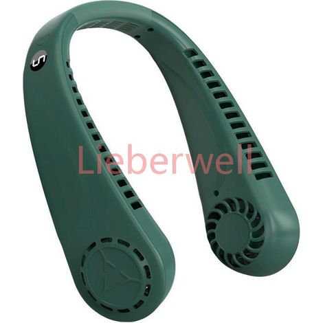 Ventilateur De Cou Portable Rechargeable Par Usb À 5 Vitesses, Mini Ventilateur Mains Libres Sans Pales Avec Flux D'Air (1/5)