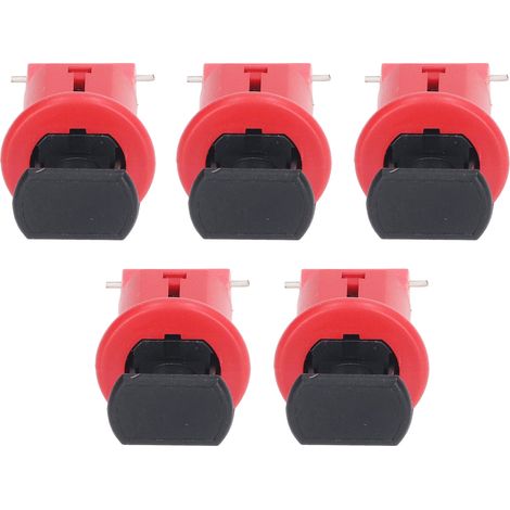 Lot de 5 goupilles de verrouillage miniatures pour disjoncteur électrique, à isolation extérieure, destinées à la protection des zones d'isolation électrique industrielles. (1/5)