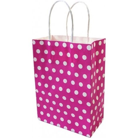 Trade Shop - 6 BUSTA BUSTA BUSTA BUSTA BY REGALO SHOPPEN IN KFZ MIT FUCSIA POIS 21X14.5X8 -
