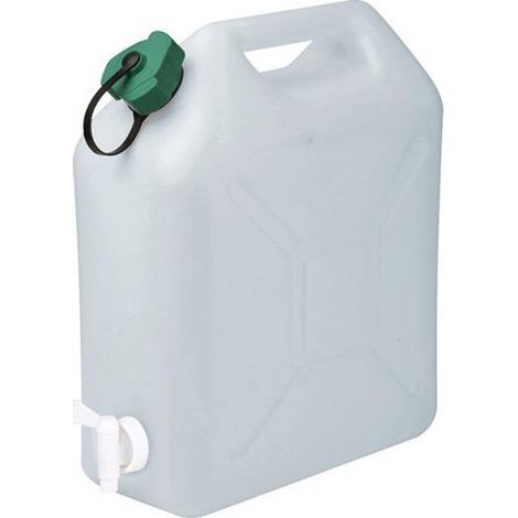 EDA – Jerrican alimentaire 5L naturel – Résistant aux chocs – Pour stockage de liquides alimentaires – Certifié sans BPA