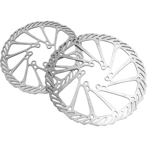 Disques de frein pour trottinette, 160 mm et 180 mm, acier, 6 trous, remplacement de disque de frein pour roue de trottinette (1/5)