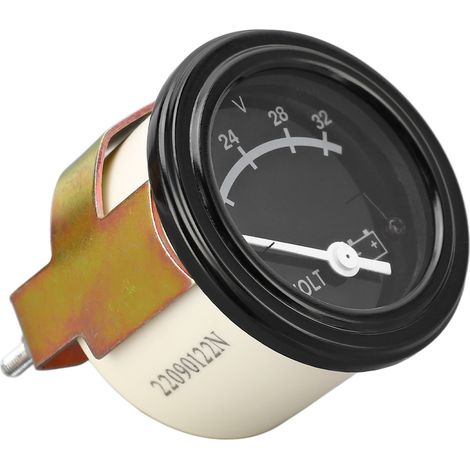 24V analoges Voltmeter für Cummins-Generatoraggregate, runde Spannungsanzeige, Ersatzteil für Schalttafeln, Dieselspannungsmesser, Ersatzteilzubehör. (1/5)