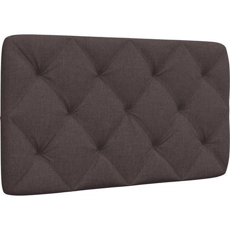 Kopfteil-Kissen Dunkelbraun 80 cm Stoff