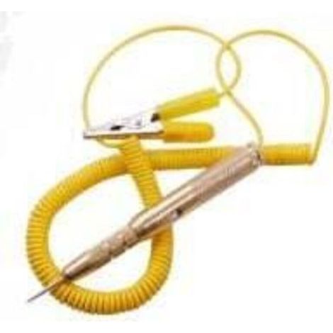 Penna tester per circuiti automobilistici DC 6V 12V 24V con indicatore LED rosso e verde. Adatta per auto, camion, motociclette, barche e altro ancora. (1/4)