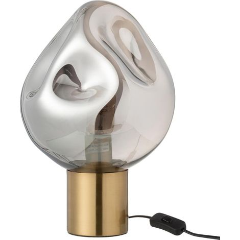 Lampe à Poser Design "Kerri" 38cm Gris