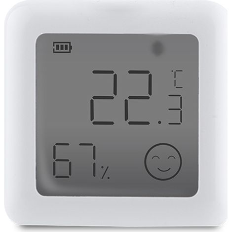 Détecteur de température et d'humidité Tuya BT - Hygromètre-thermographe avec écran LCD pour la maison, le bureau et la chambre de bébé (1/5)