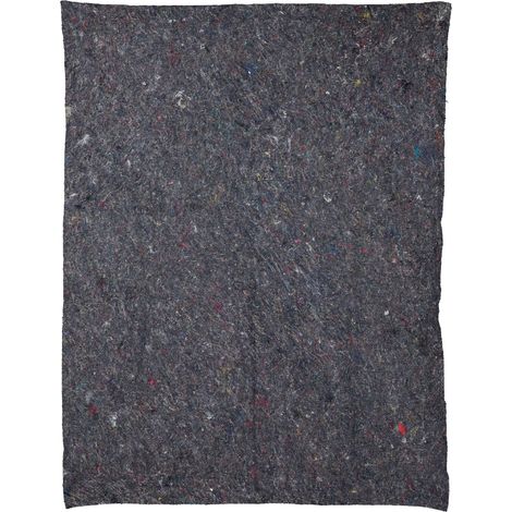 Set di 10 coperte per trasloco riutilizzabili densità 300 g/m² 150 x 200 cm in tessuto non tessuto grigio 130009108