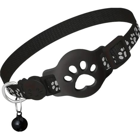 Collier traceur GPS pour chats, localisateur électronique étanche pour animaux de compagnie, sans abonnement, suivi avancé pour la sécurité de votre animal. (1/5)